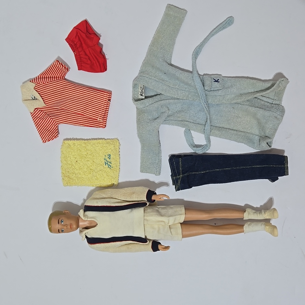 Ken Vintage Mattel Time For Tennis, Terry Togs, Other Accessories.